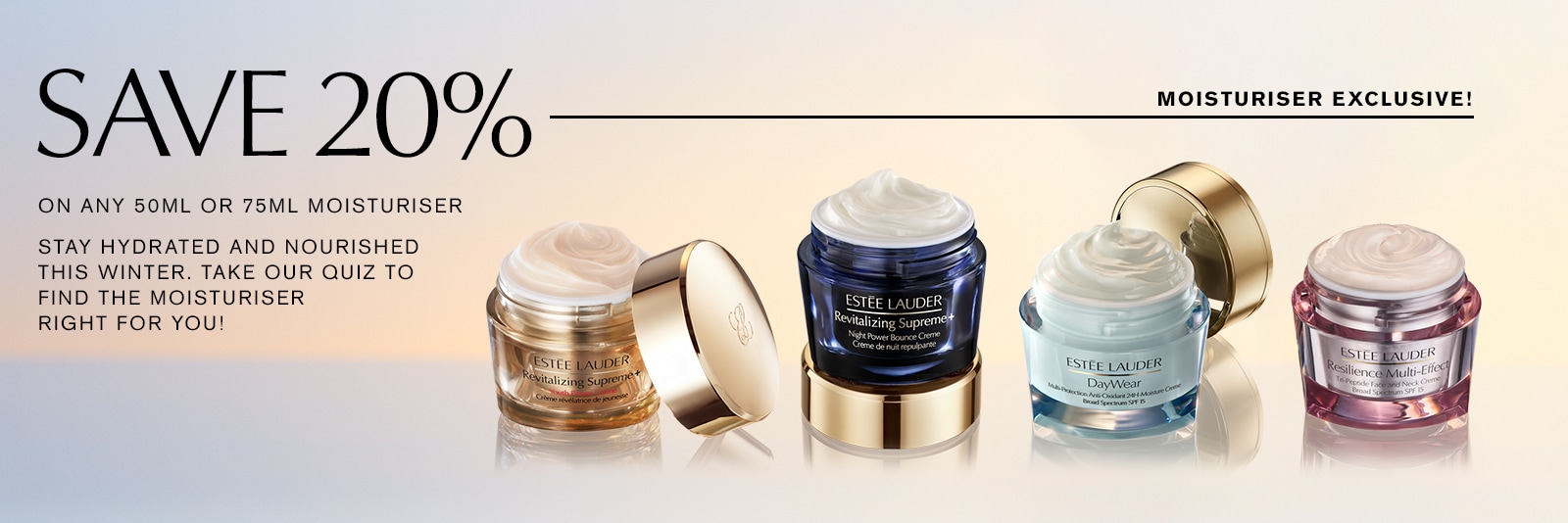 SAVE 20% ON ANY 50ML OR 75ML 
